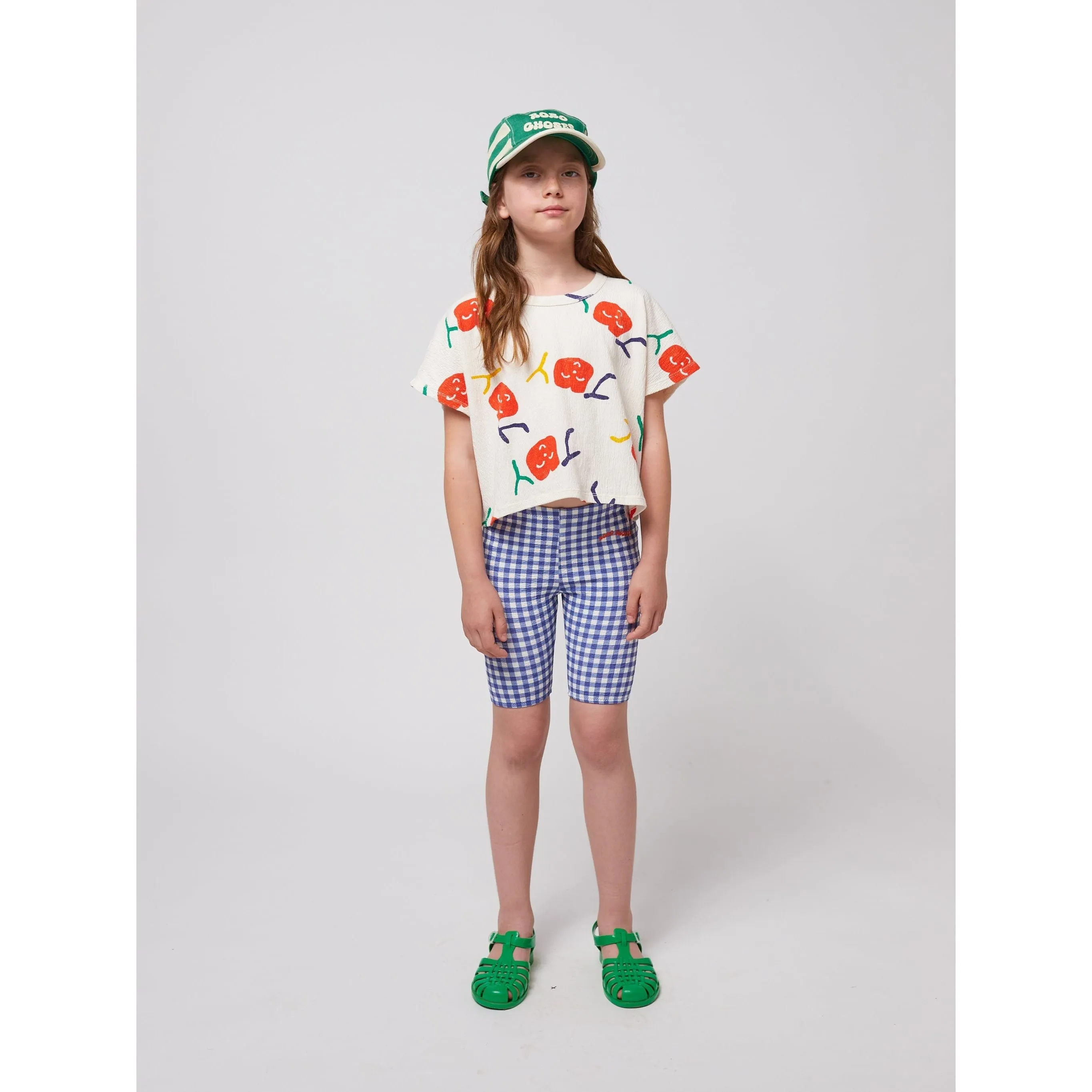 Smiling All Over Cropped T-Shirt