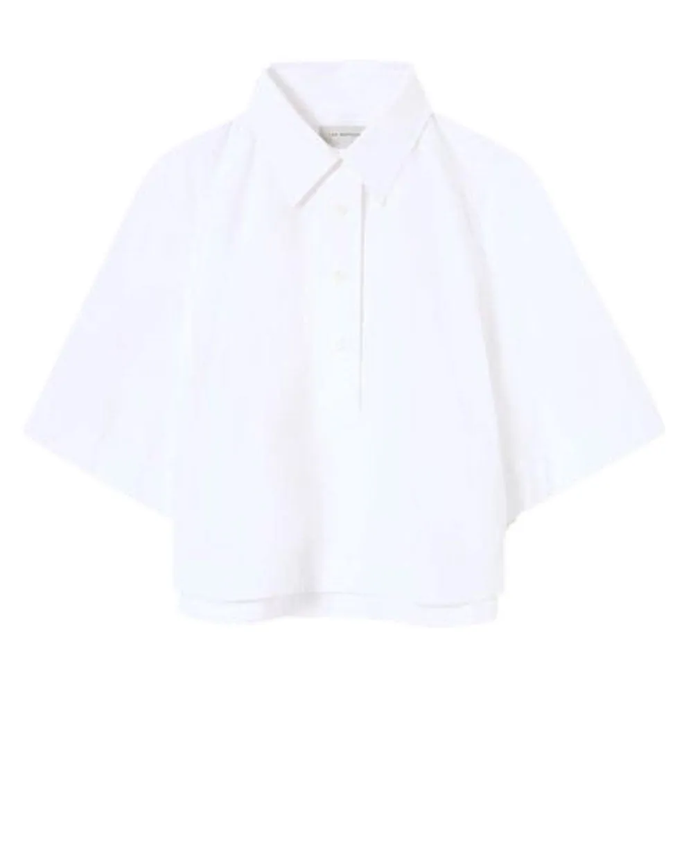 Soho White Cropped Polo