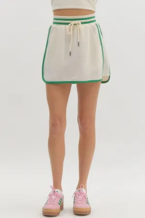Solid Jersery Pull On Skirt