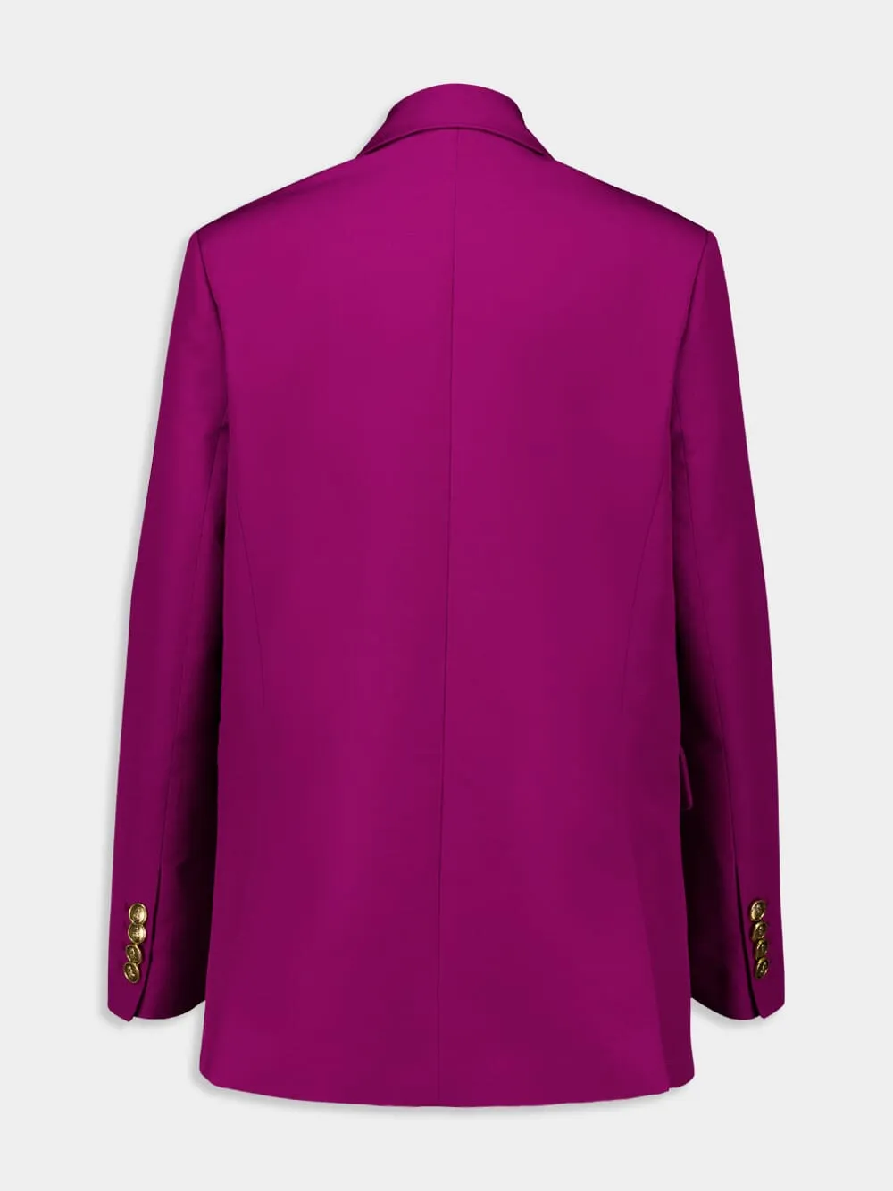 Solid Purple Cady Wool Jones Jacket