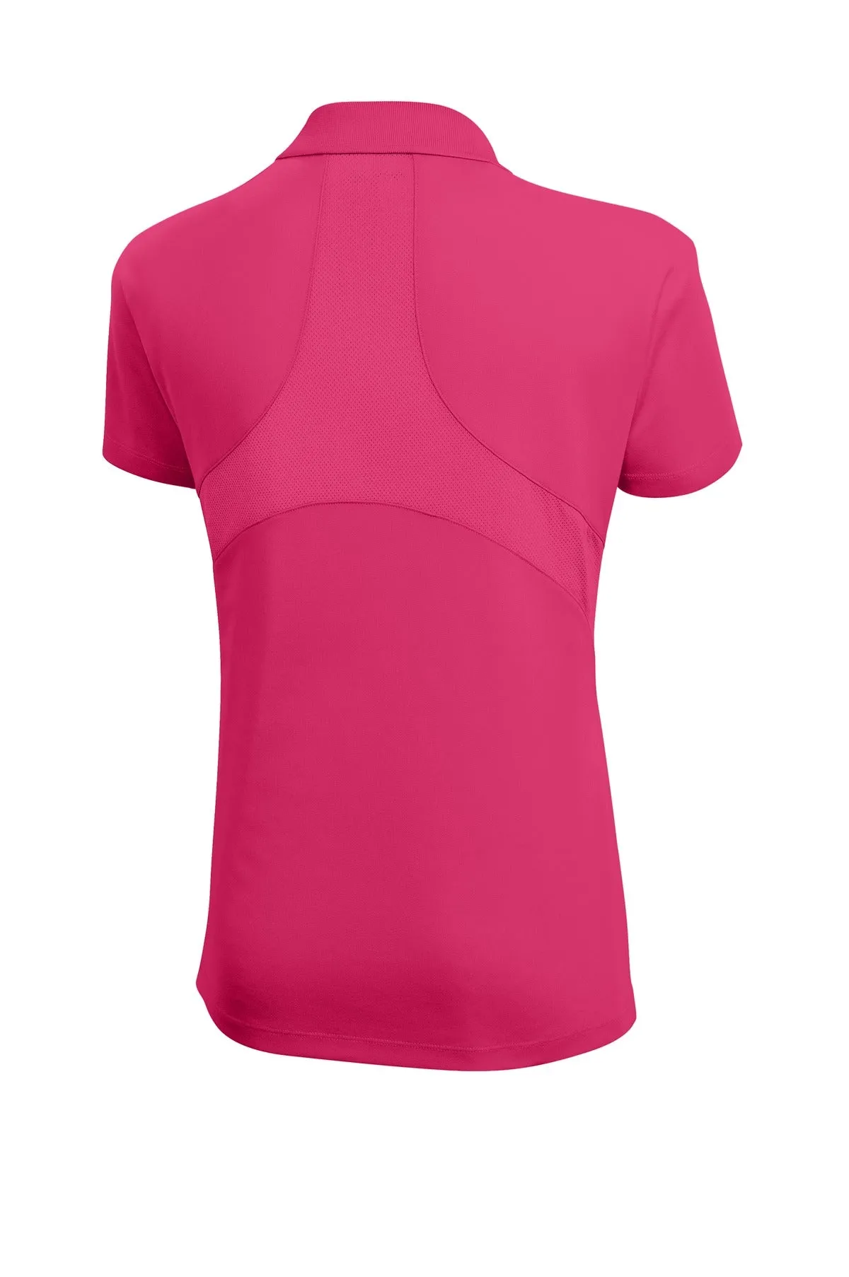 Sport-Tek Women's Dri-Mesh Pro Polo. L474 Pink Raspberry