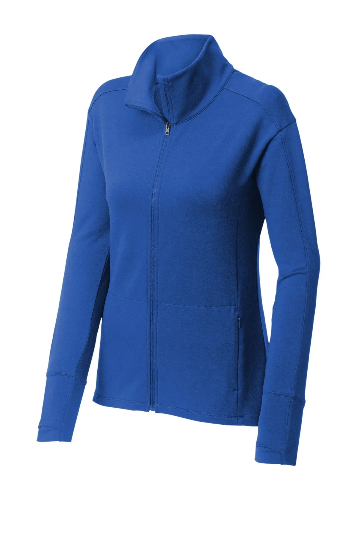Sport-Tek Women's Sport-Wick Flex Fleece Full-Zip. LST560 True Royal