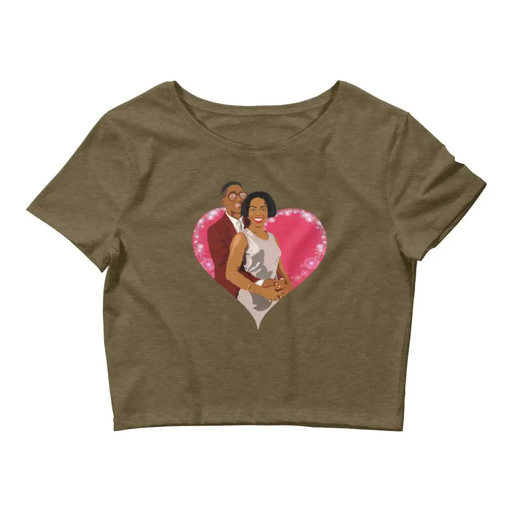 Steve Urkel & Laura Winslow Forever - Family Matters (Crop Tee)