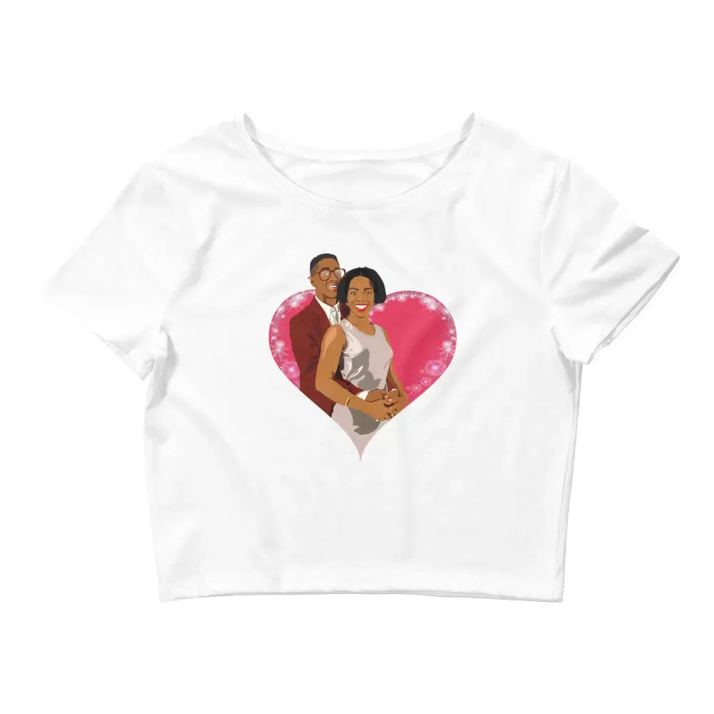 Steve Urkel & Laura Winslow Forever - Family Matters (Crop Tee)