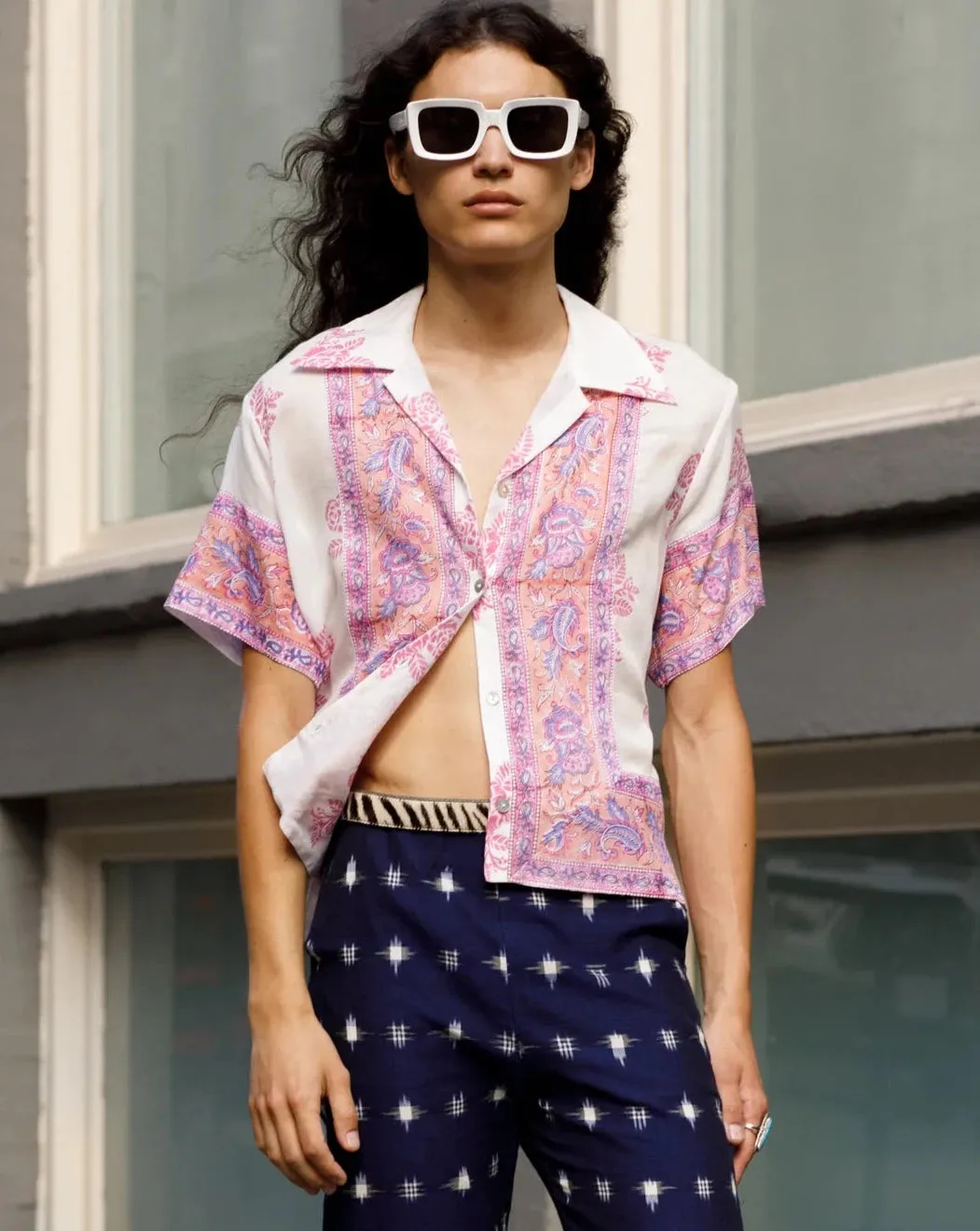 Stevie Peach Pit Shirt, Pink Bubblegum