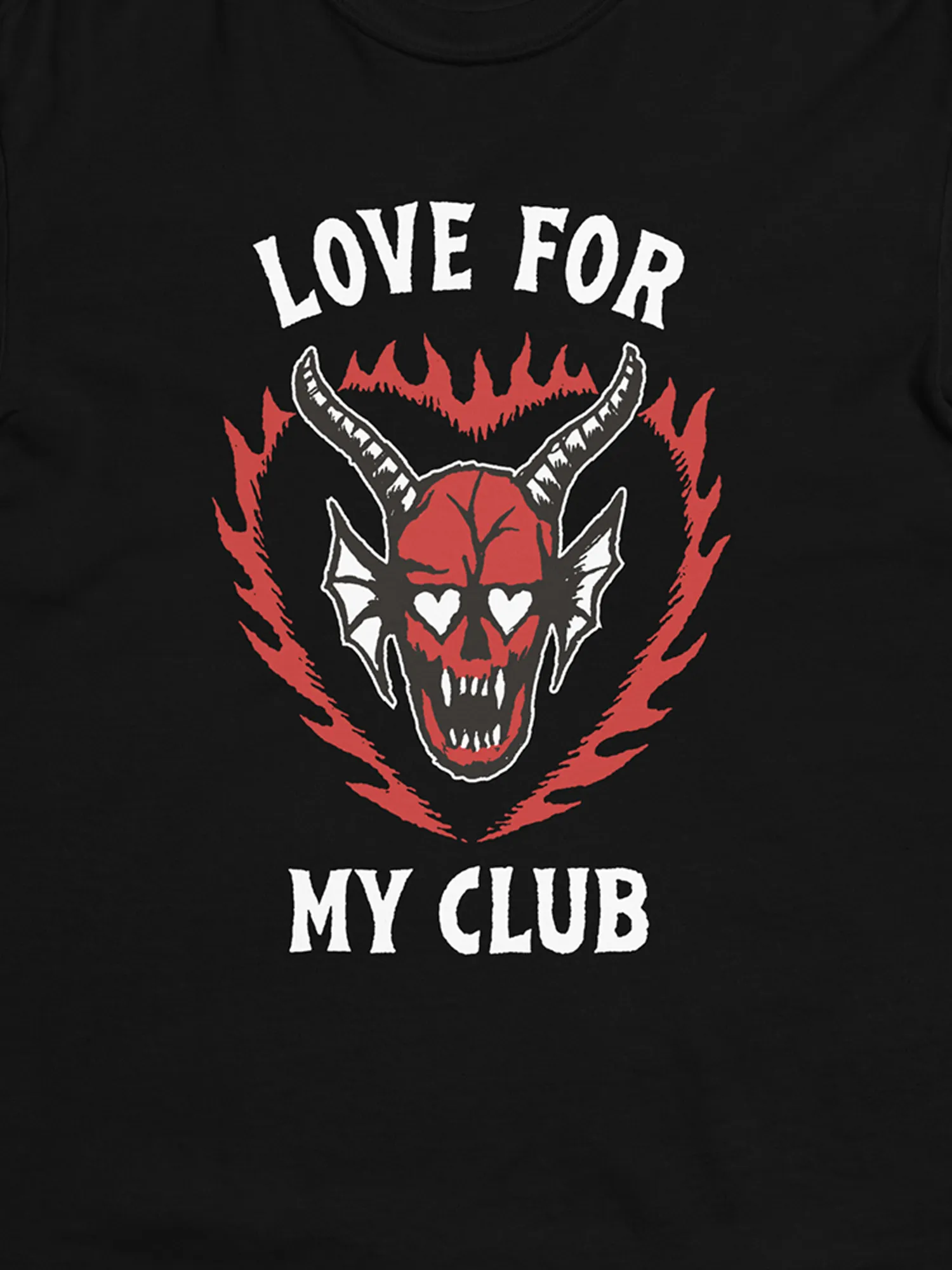 Stranger Things x Trevor Girard Love For My Club Heavyweight T-Shirt [Black]