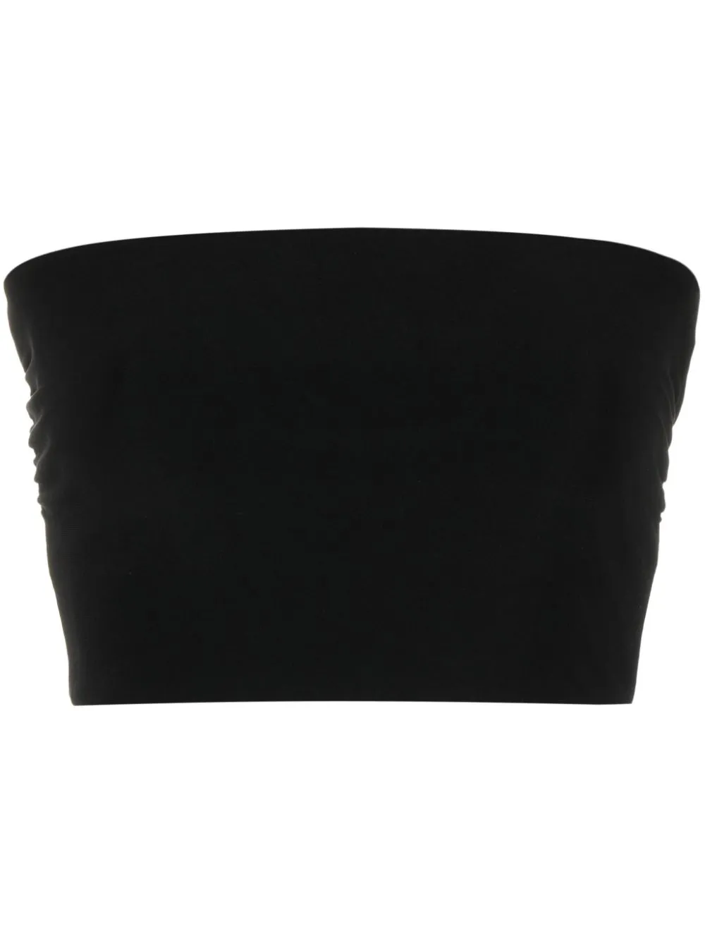 Strapless cropped top