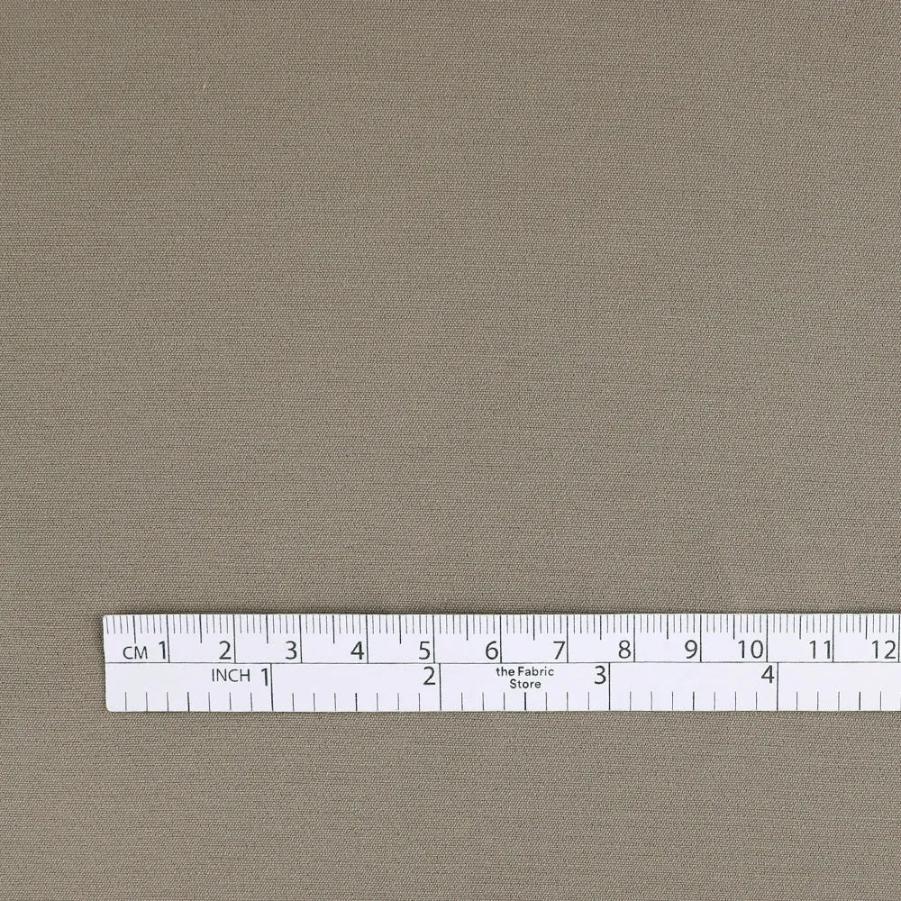 Stretch Cotton Blend Suiting - Cumin