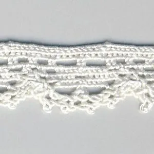 Stretch Torchon Lace #48 Silver