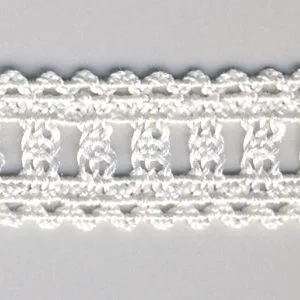 Stretch Torchon Lace #48 Silver