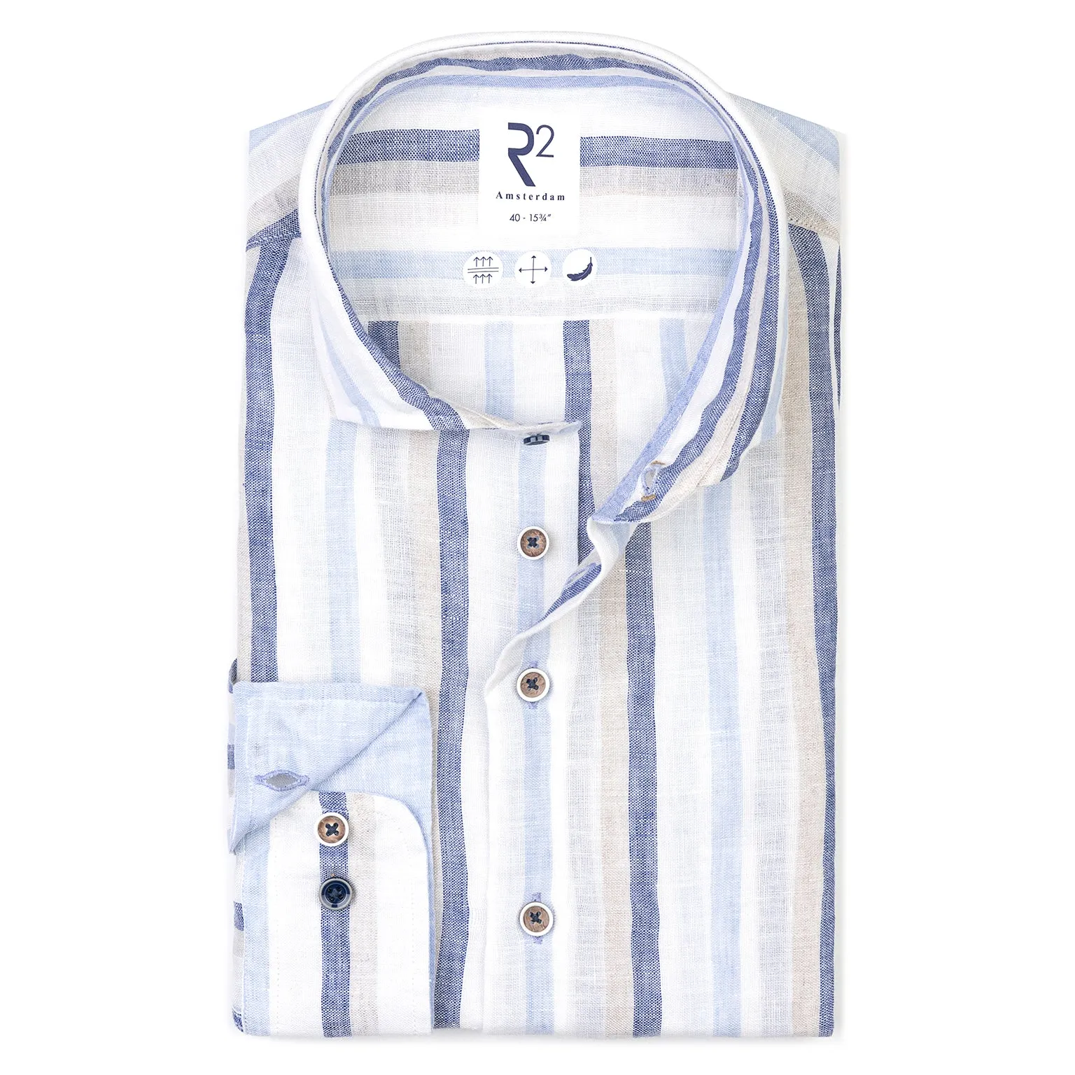 Striped linen shirt