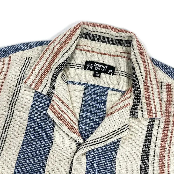 Striped Woven Button Down Shirt