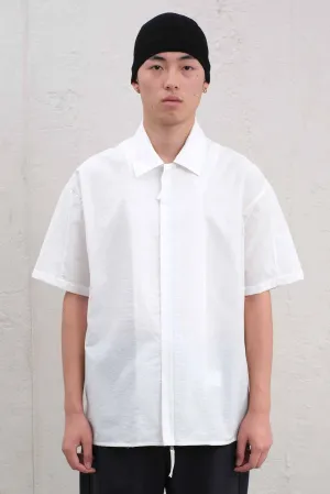 Structured Short Sleeve Shirt White