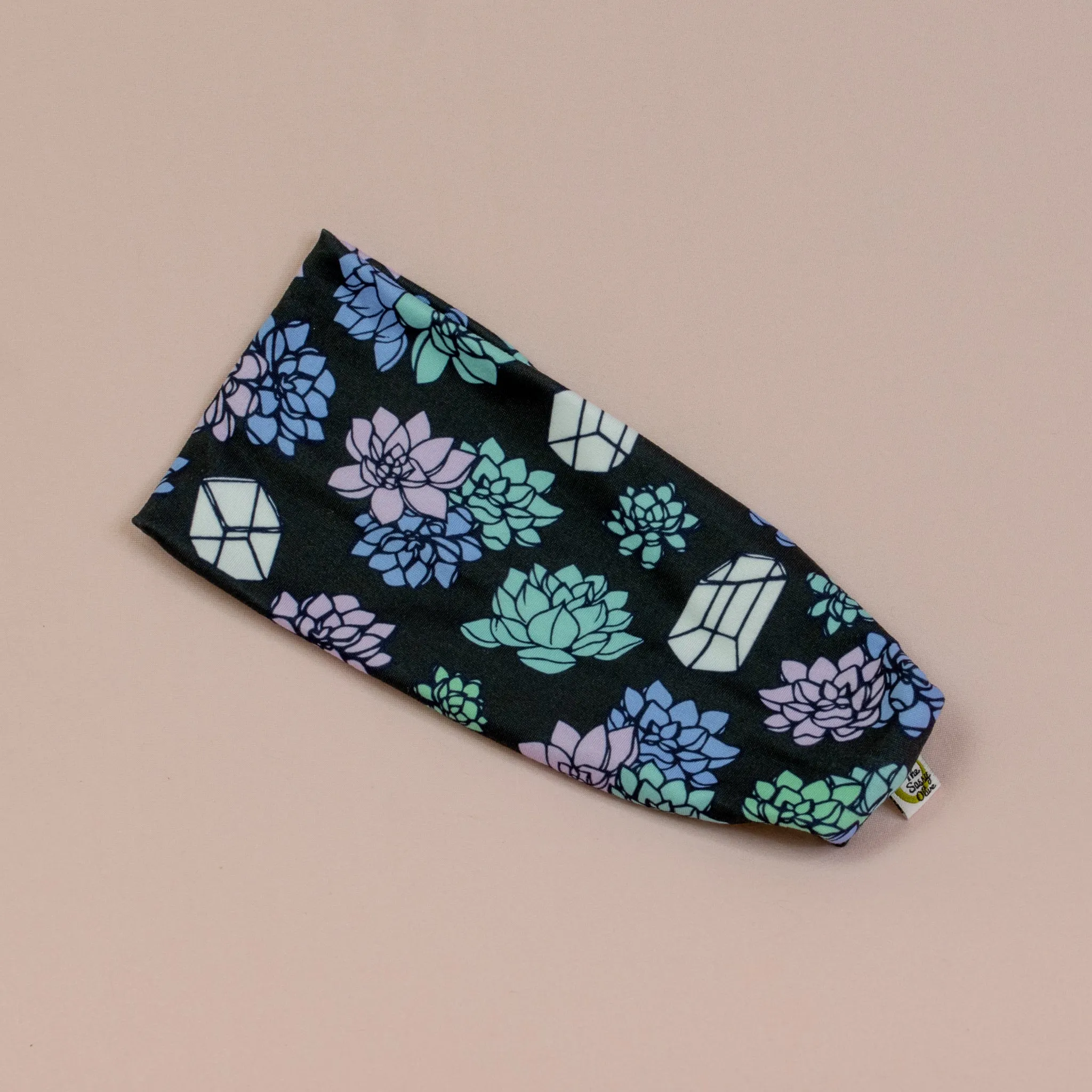Succulent Crystals Stretch Headband