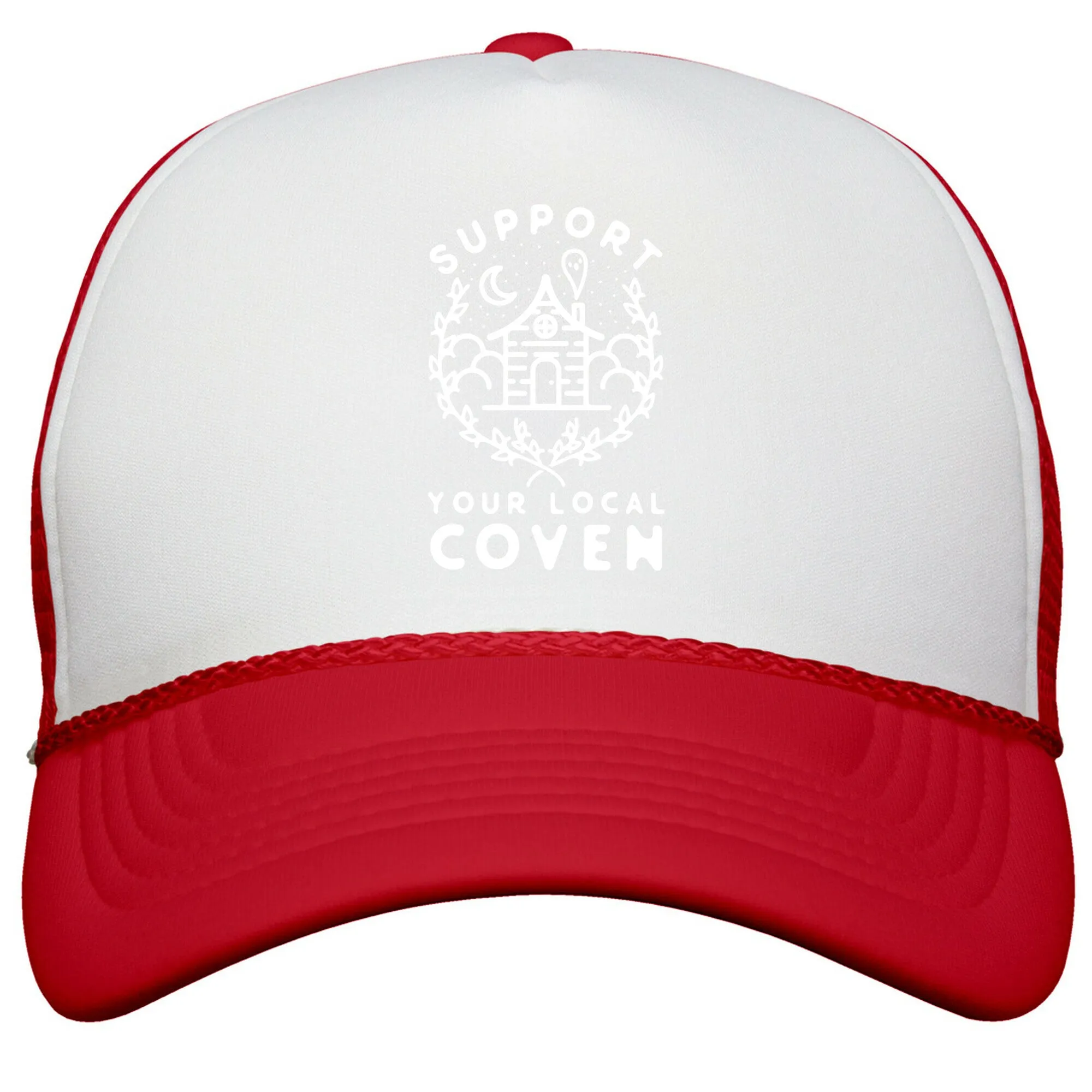 Support Your Local Coven Snapback Trucker Hat