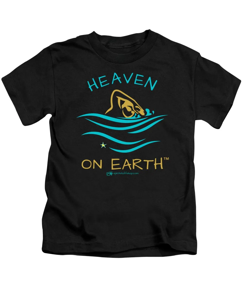 Swimming Heaven On Earth - Kids T-Shirt