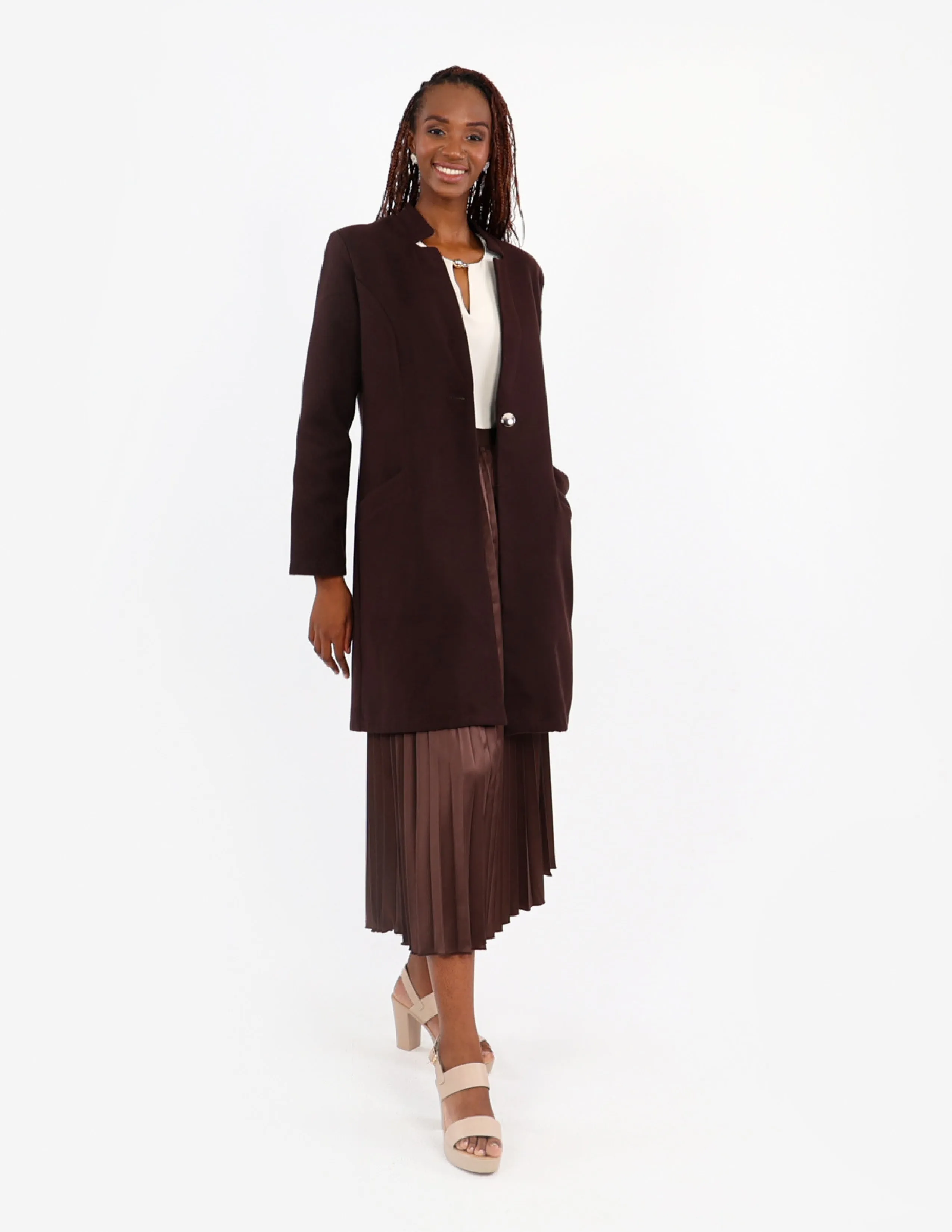 Tailored Melton Coat