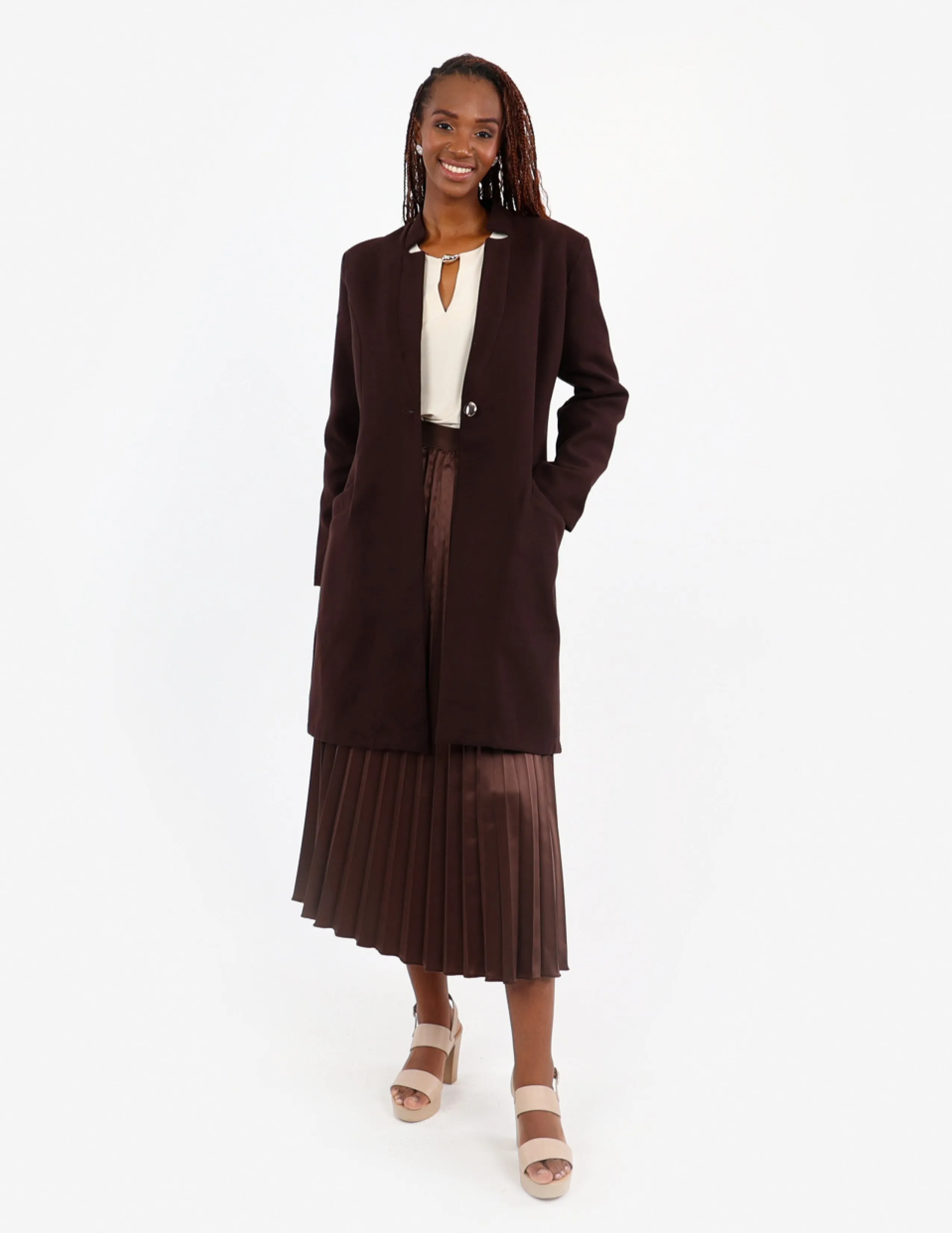 Tailored Melton Coat