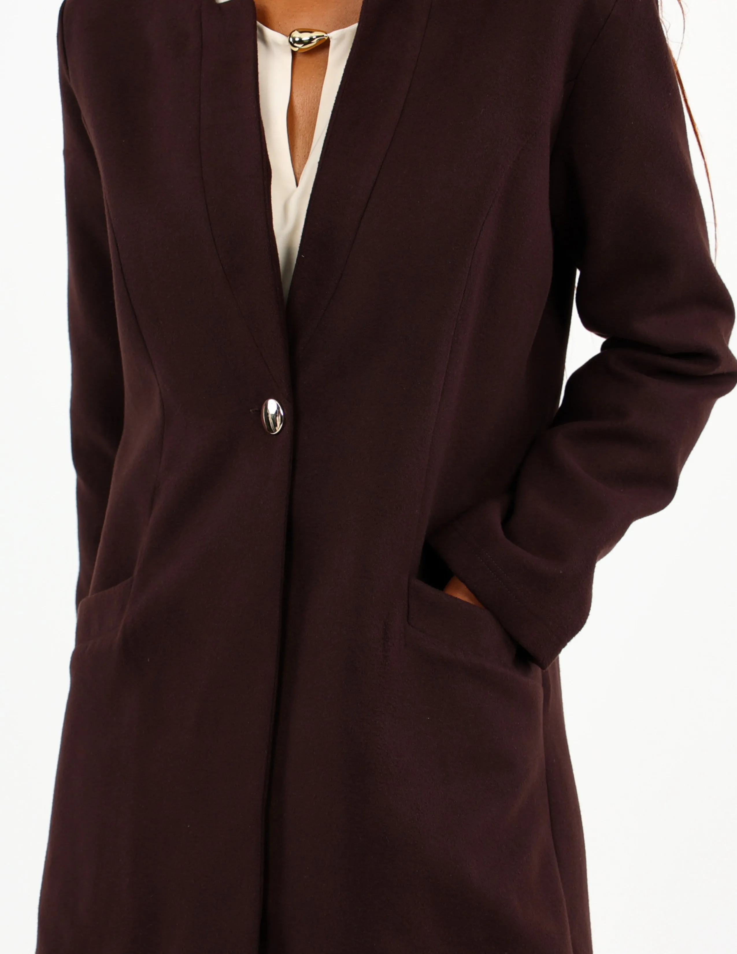 Tailored Melton Coat