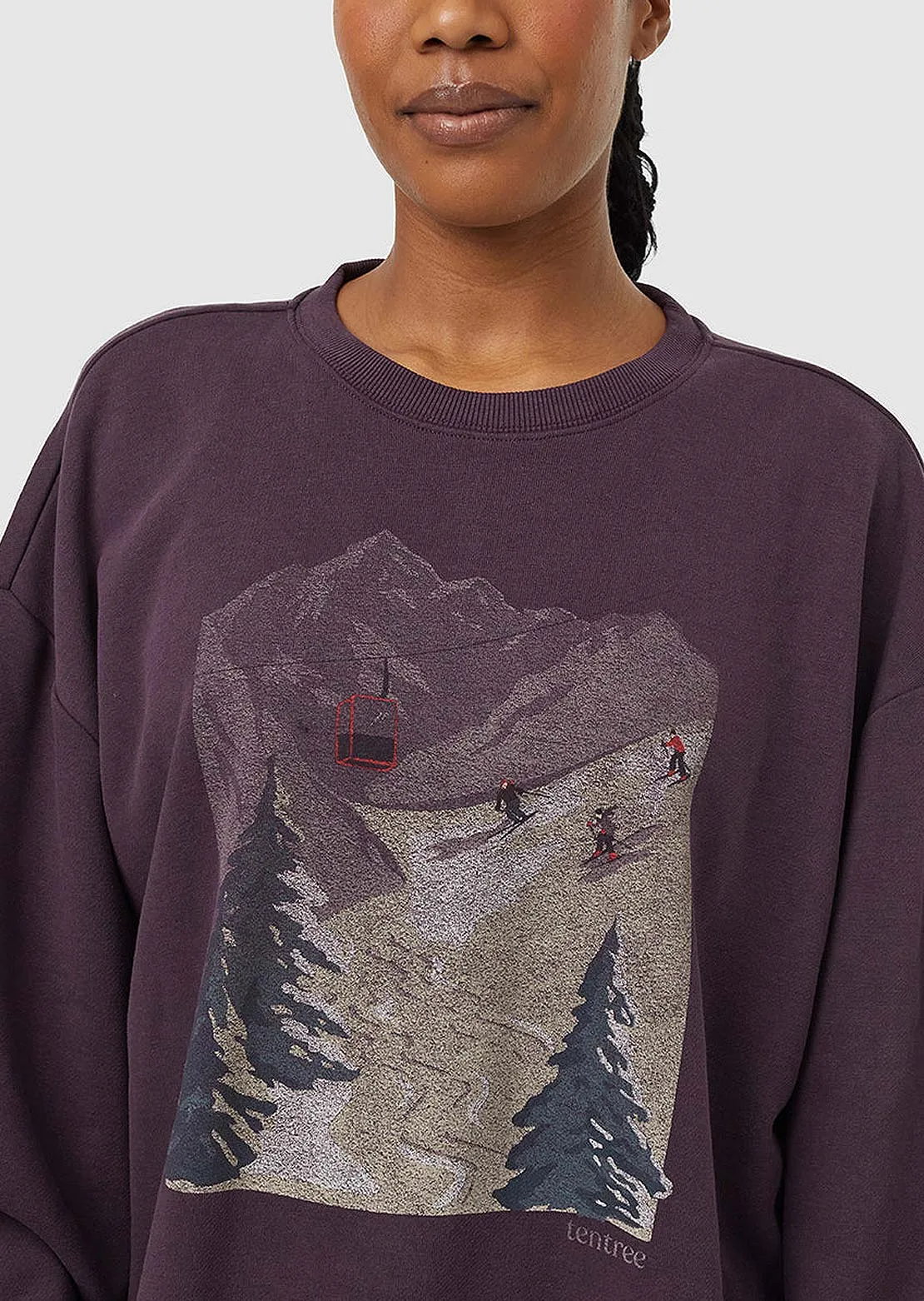 Tentree Women's Alpine Oversized Crew Long Sleeve