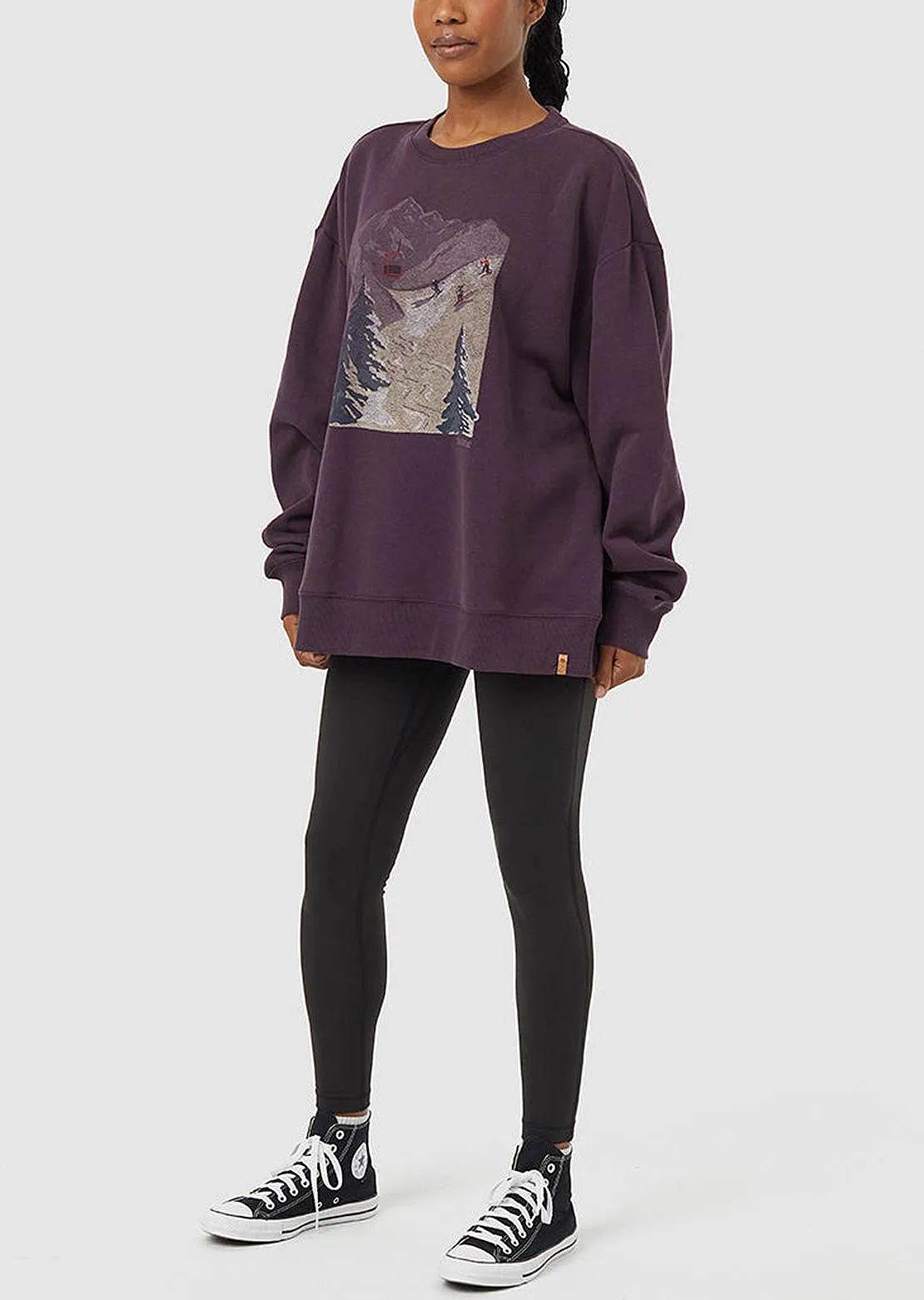 Tentree Women's Alpine Oversized Crew Long Sleeve