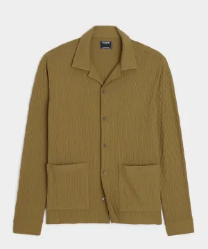 Textured Guayabera Shirt