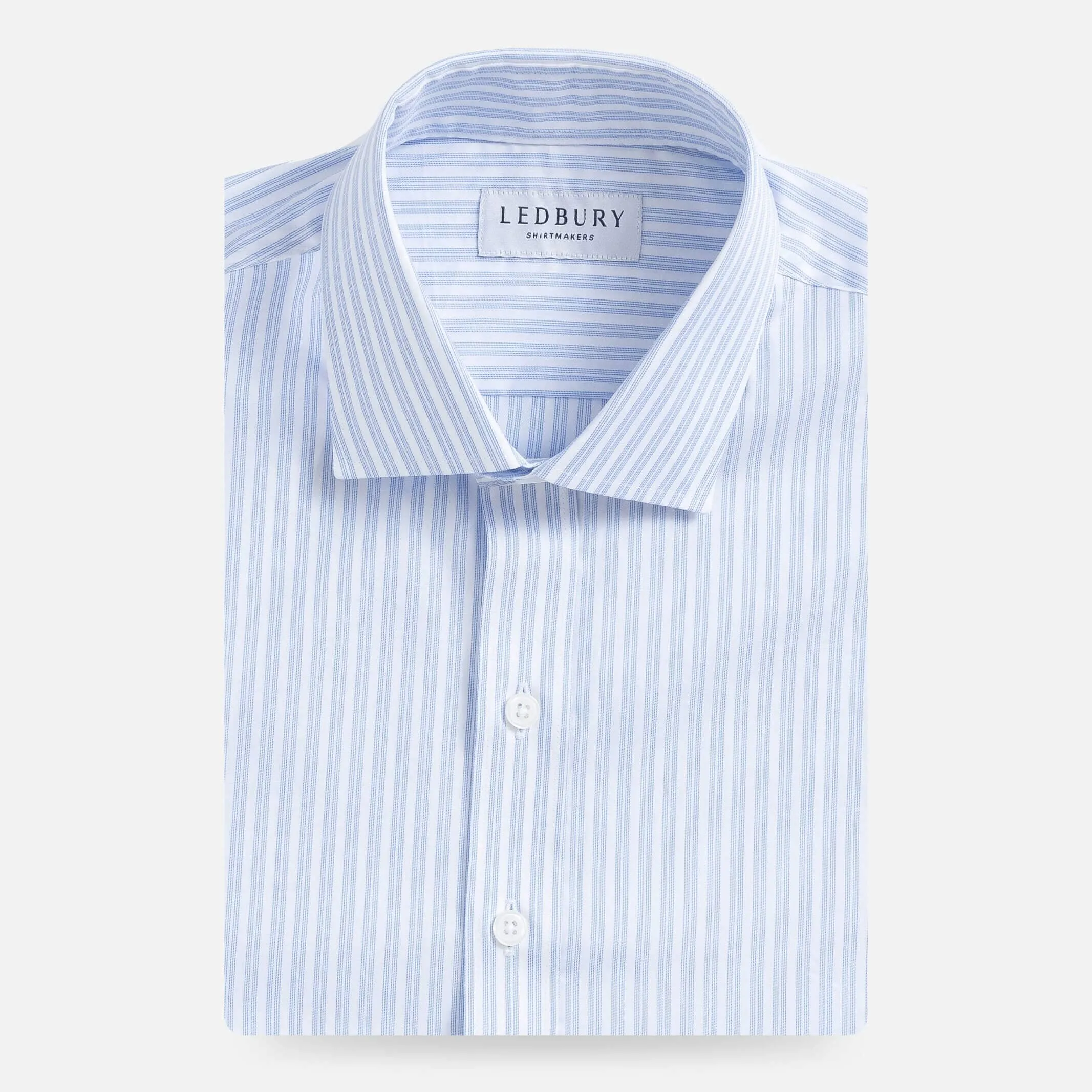 The Blue Pascal Stripe Custom Shirt