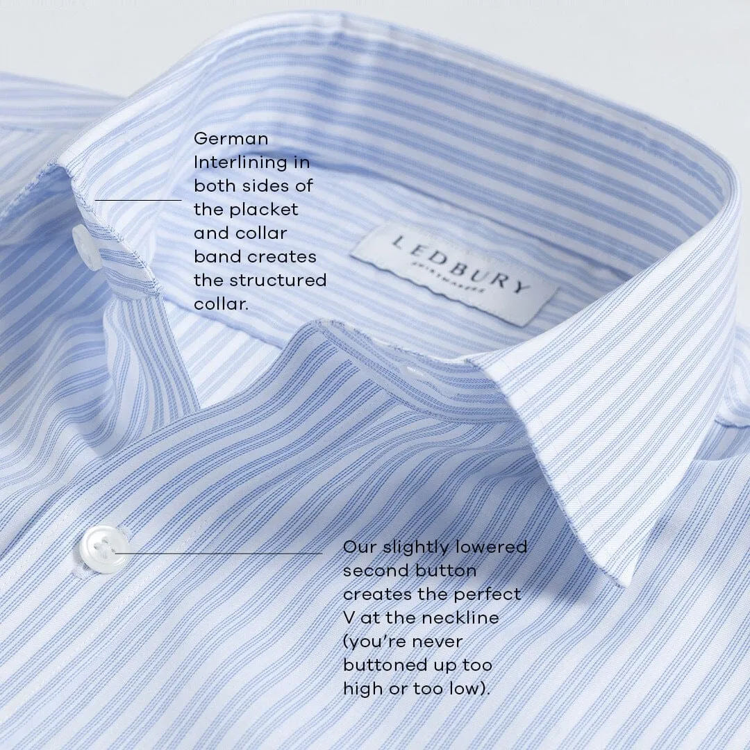 The Blue Pascal Stripe Custom Shirt