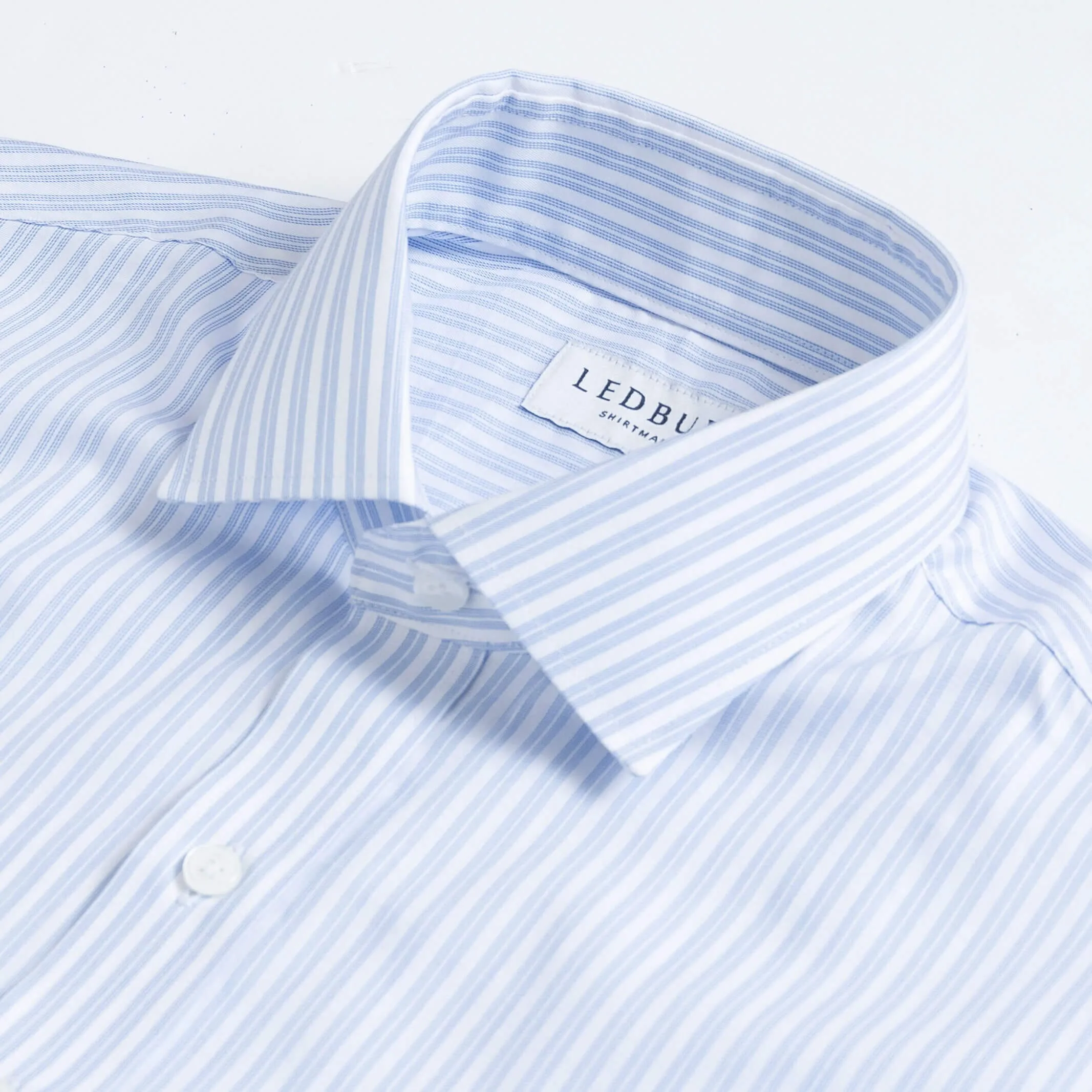 The Blue Pascal Stripe Custom Shirt