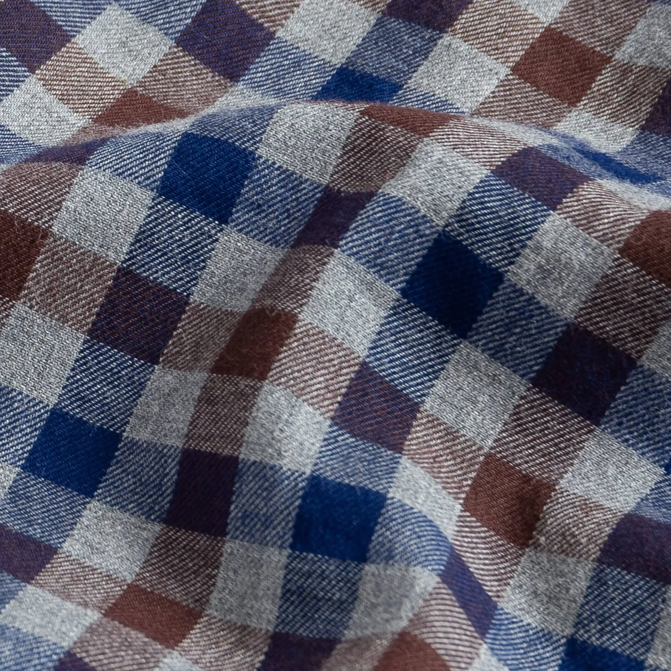 The Brown Stauton Brushed Twill Custom Shirt