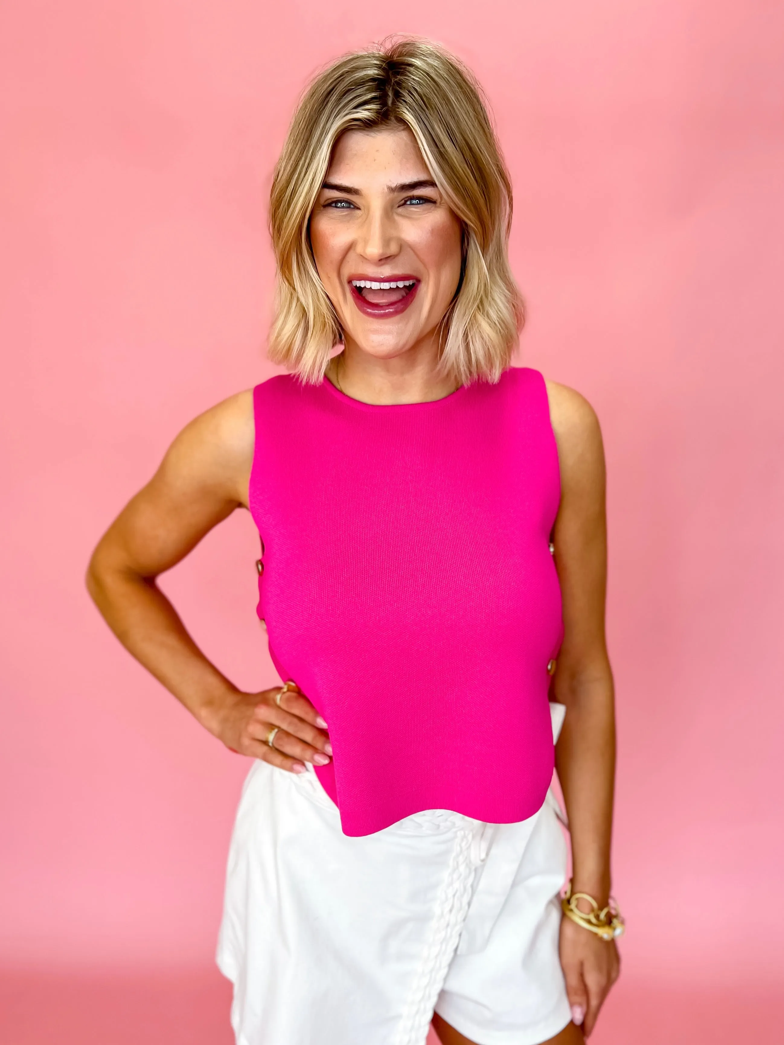 The Fairway Sweater - Pink