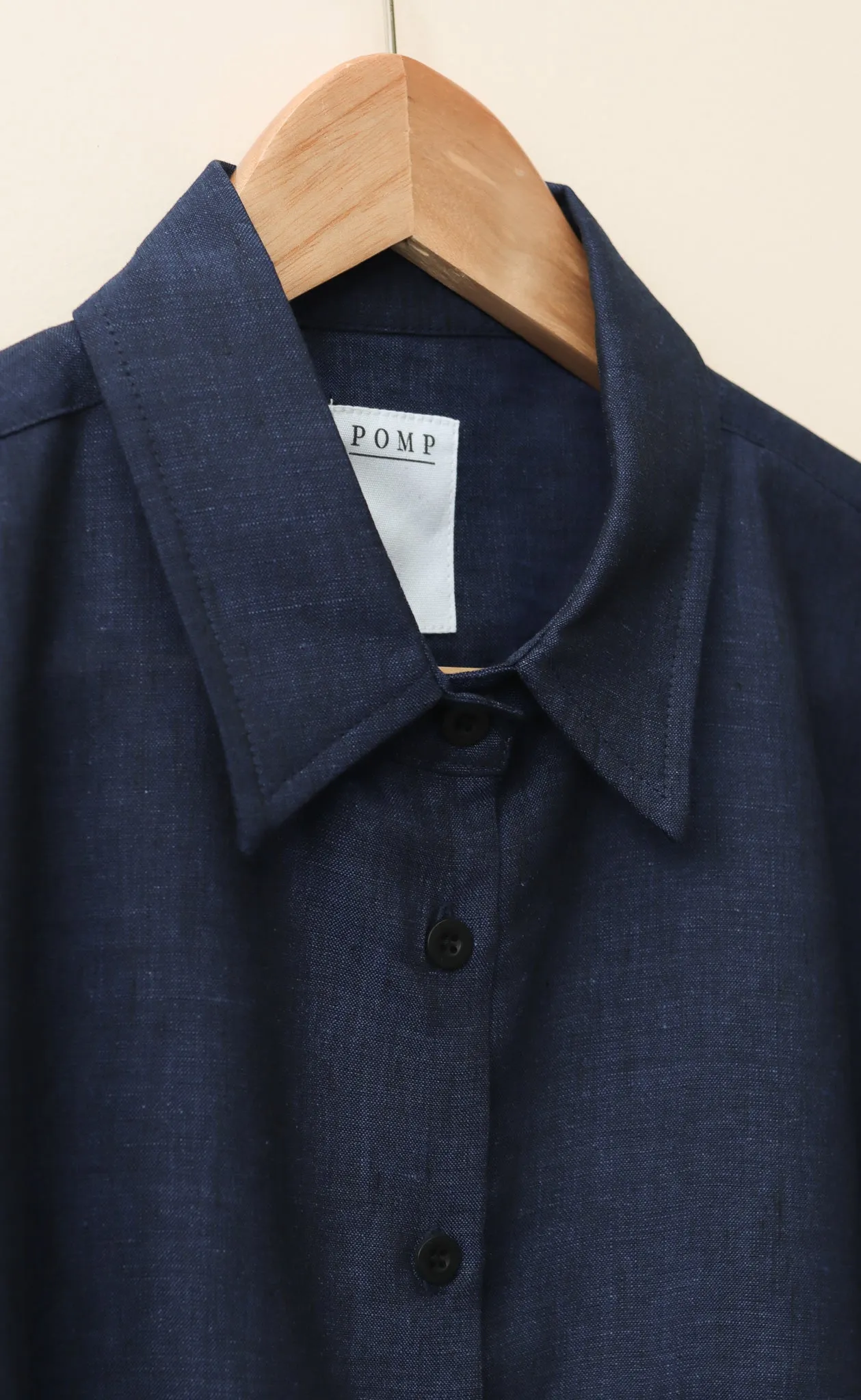 The Friend - Proper Fit - Deep Navy 100% Linen