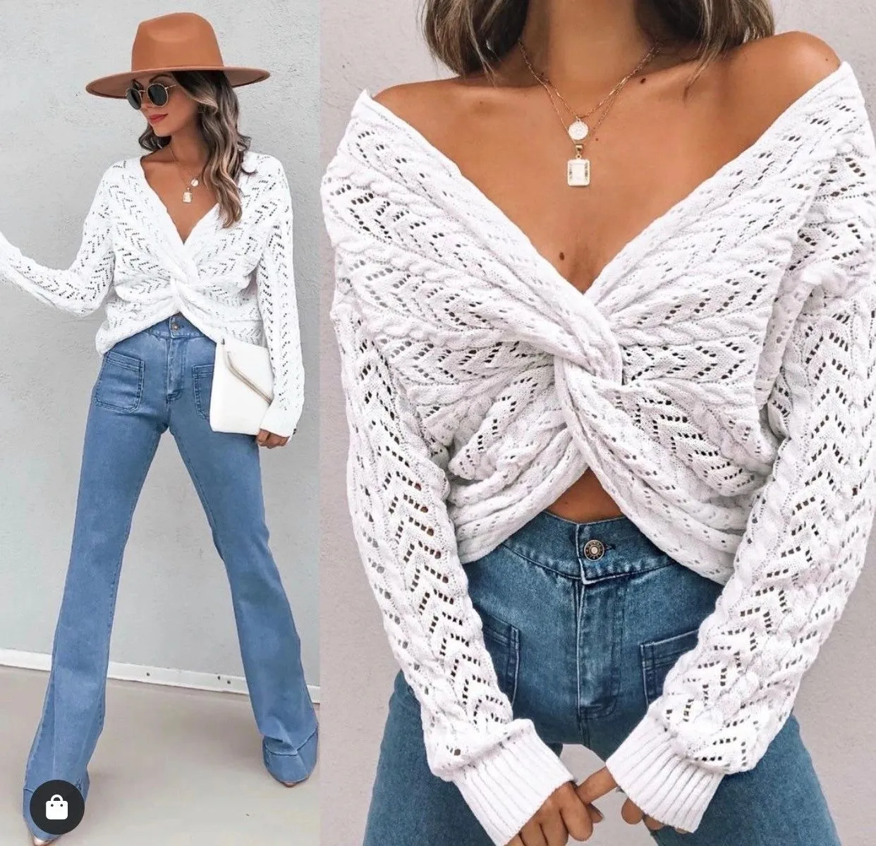 The Gabby Sweater - 2 Way Criss Cross Sweater