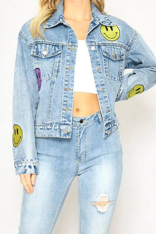 The Happy Place Denim Jacket