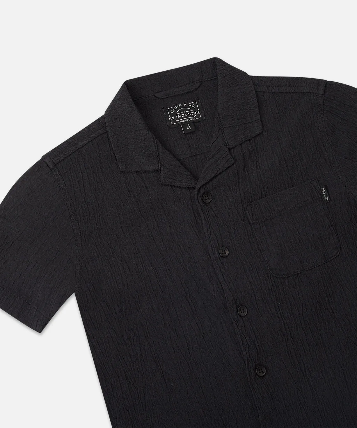 The Indie Magna Shirt - Washed Black