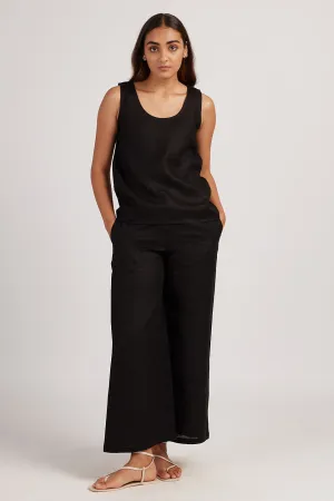 The Linen Round Neck Tank