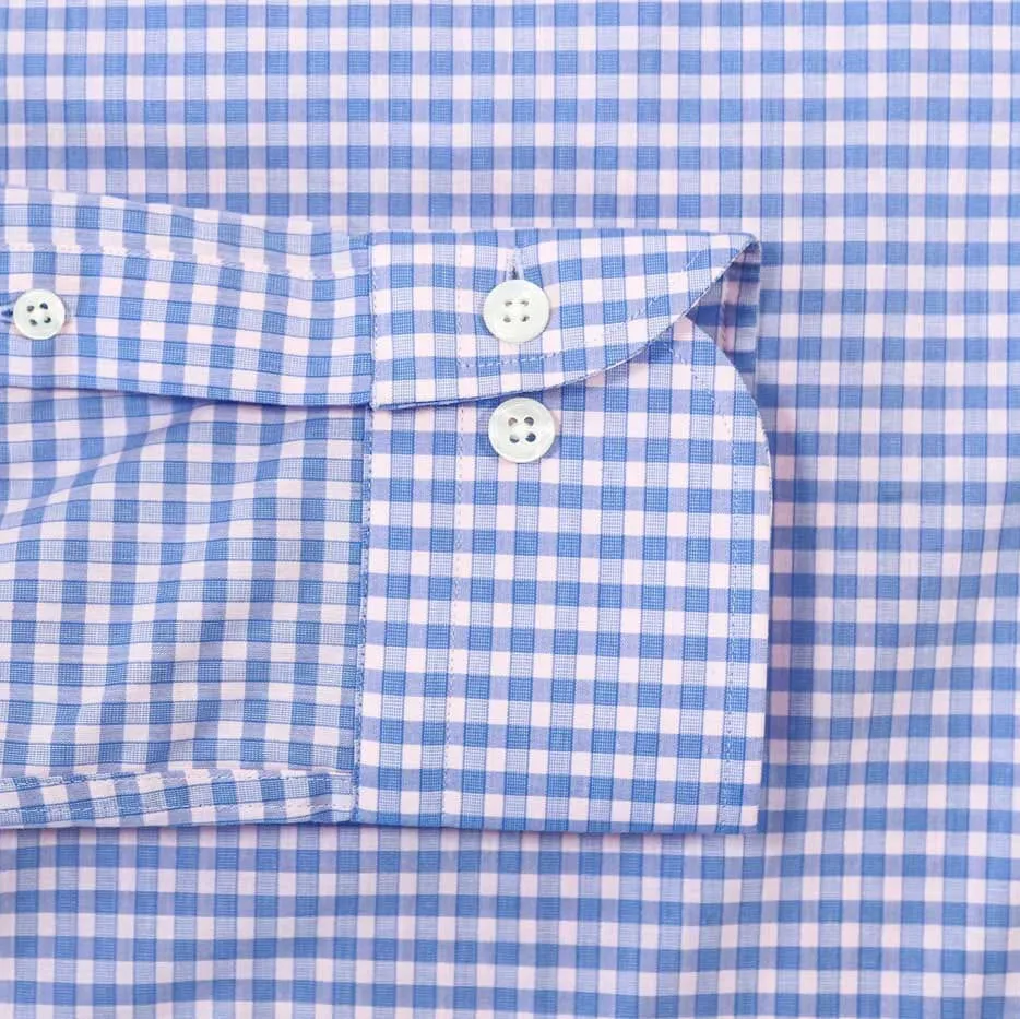 The Pink Foley Gingham Custom Shirt