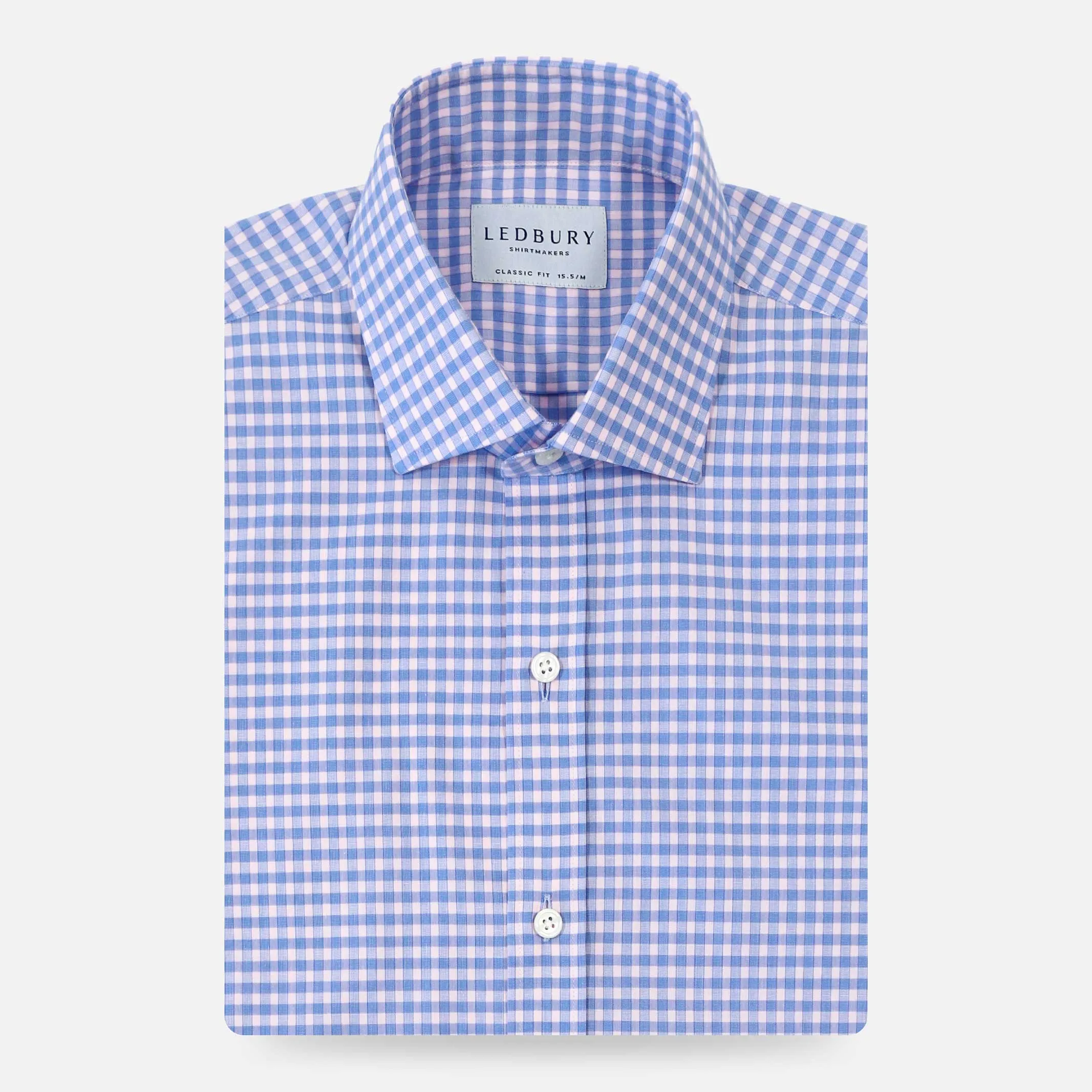The Pink Foley Gingham Custom Shirt