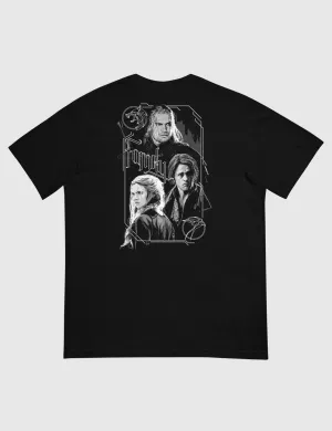 The Witcher Family Men’s Garment-dyed Heavyweight T-shirt [Black]