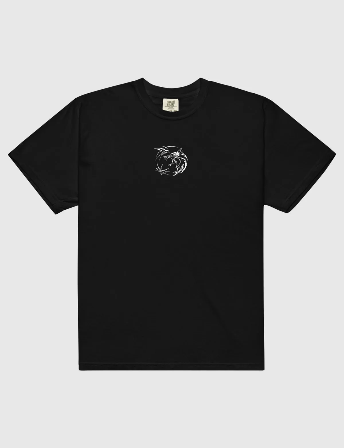The Witcher Family Men’s Garment-dyed Heavyweight T-shirt [Black]