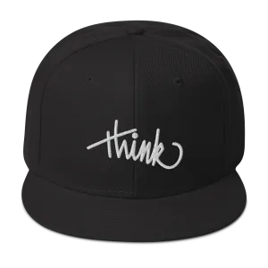 think | Premium Snapback Hat