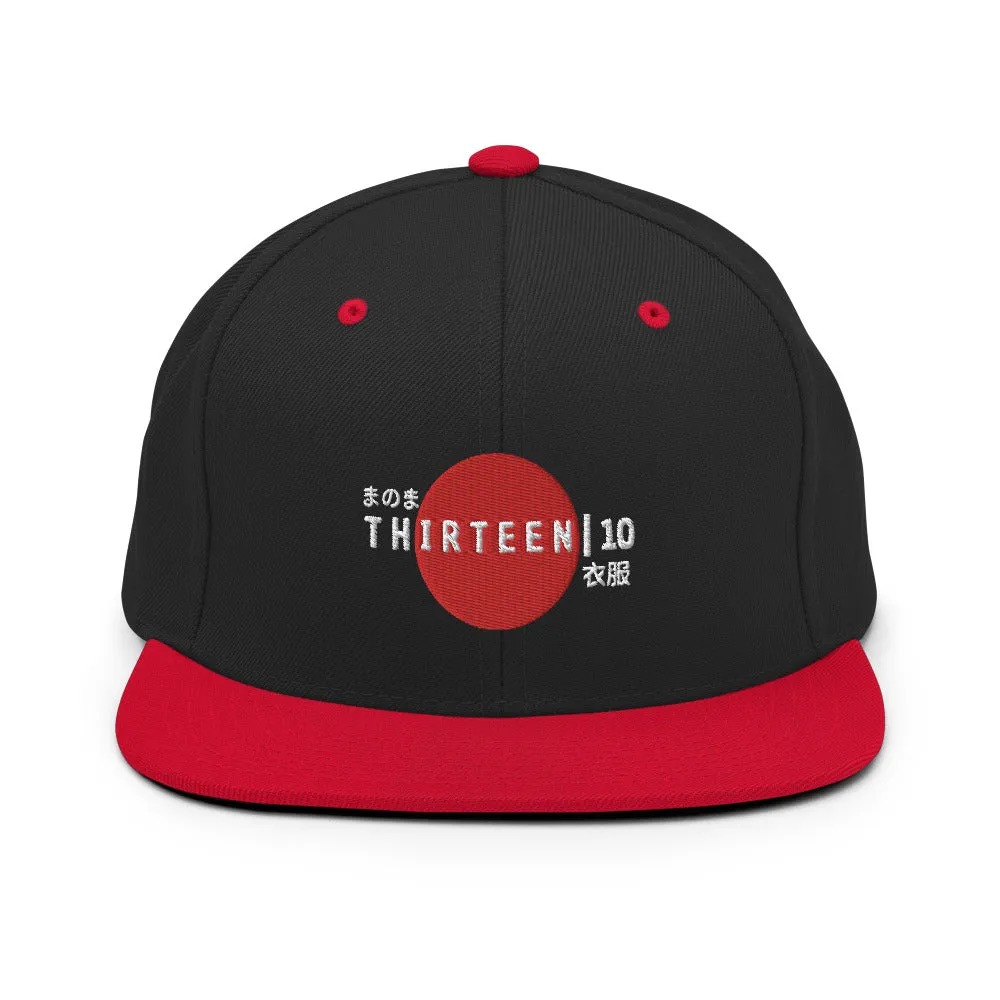 Thirteen | 10 Apparel Japan Logo Snapback Hat