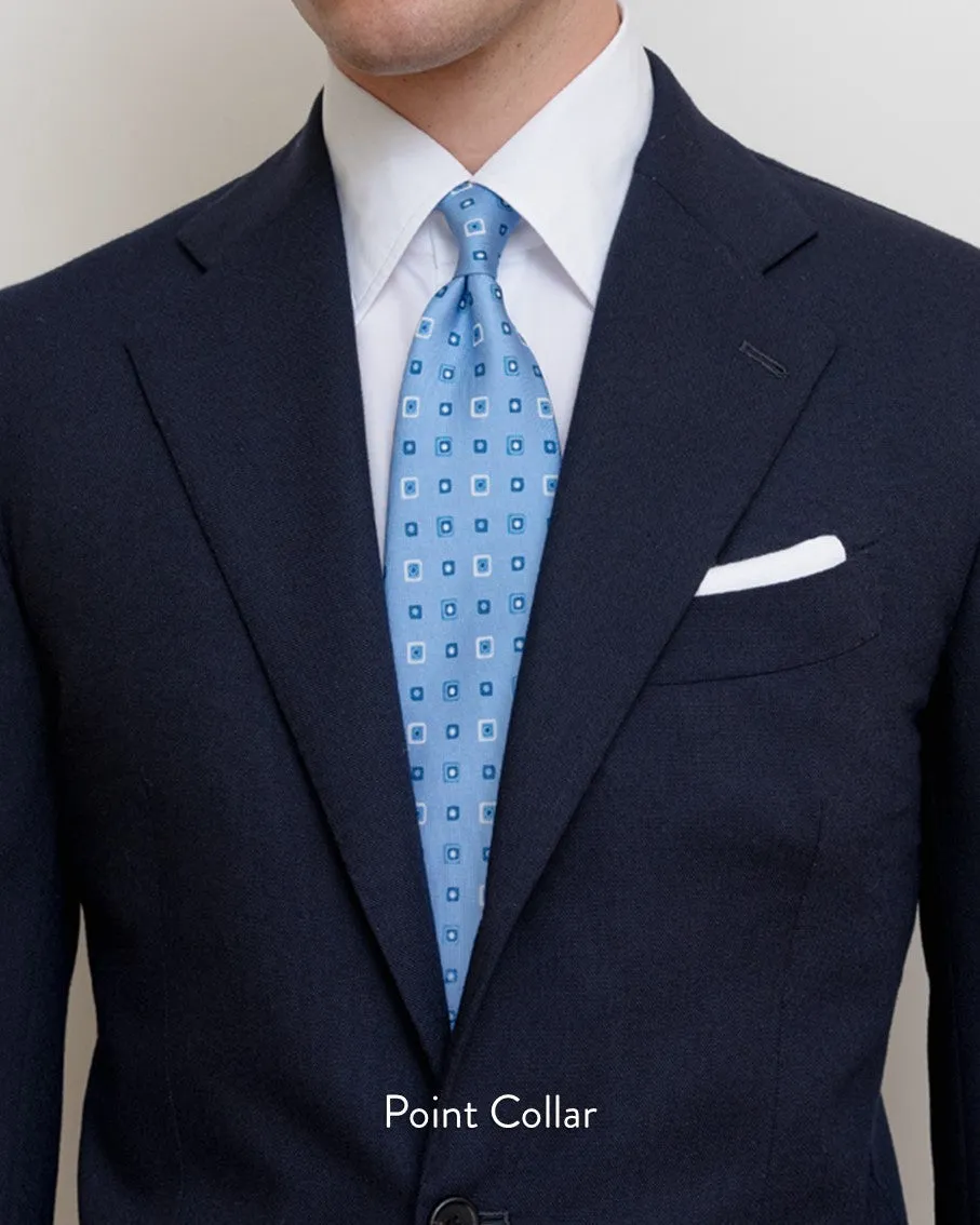 Thomas Mason Light Blue Non-Iron End-on-End 120s