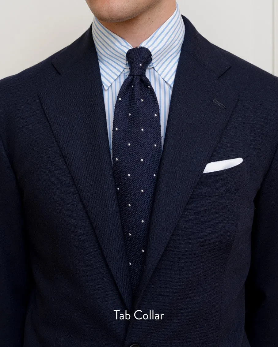 Thomas Mason Light Blue Non-Iron End-on-End 120s