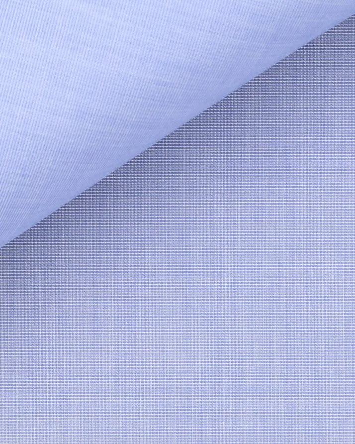 Thomas Mason Light Blue Non-Iron End-on-End 120s