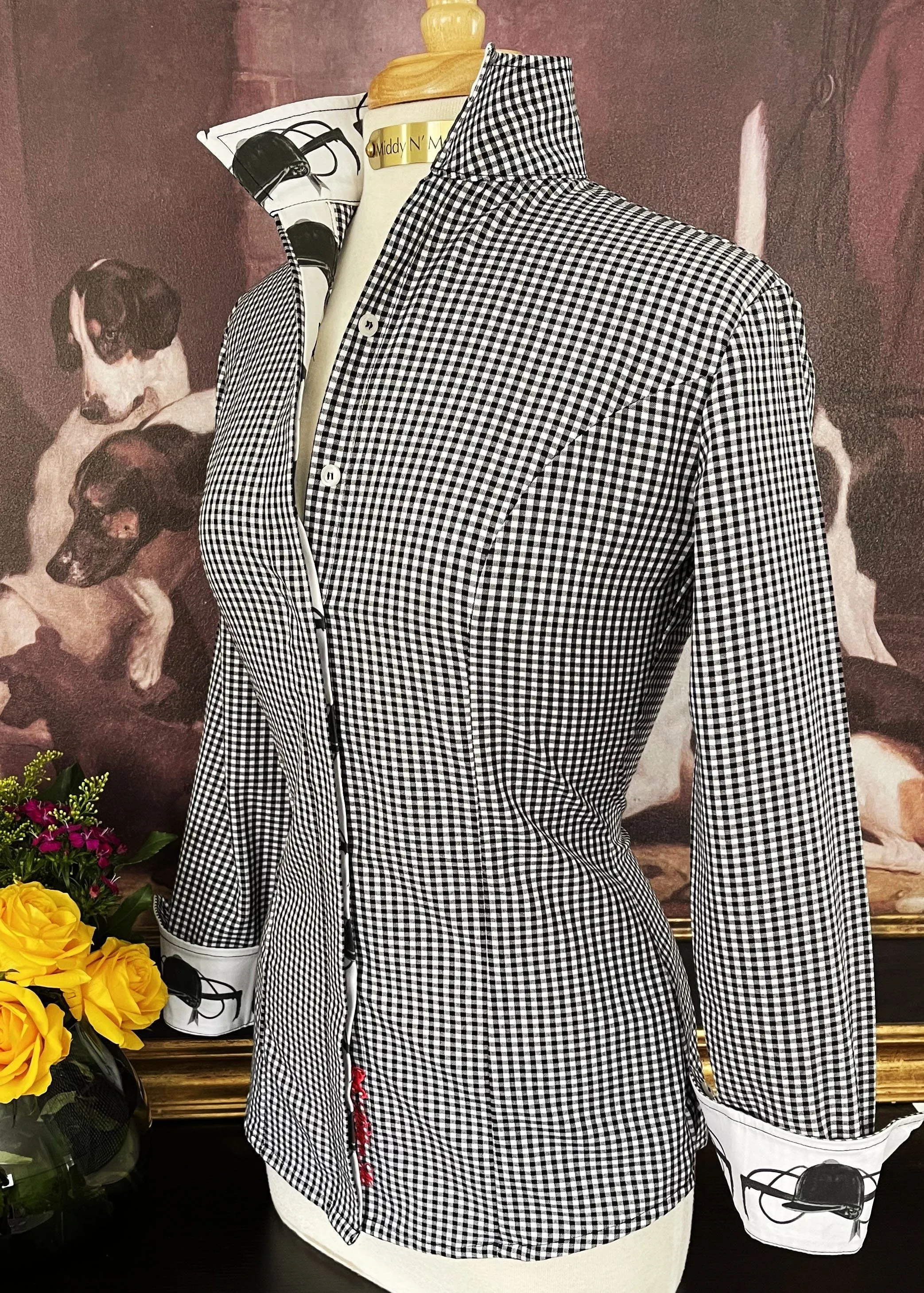 THORNTON HILL SHIRT ON BLACK GINGHAM