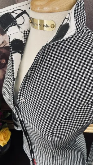 THORNTON HILL SHIRT ON BLACK GINGHAM