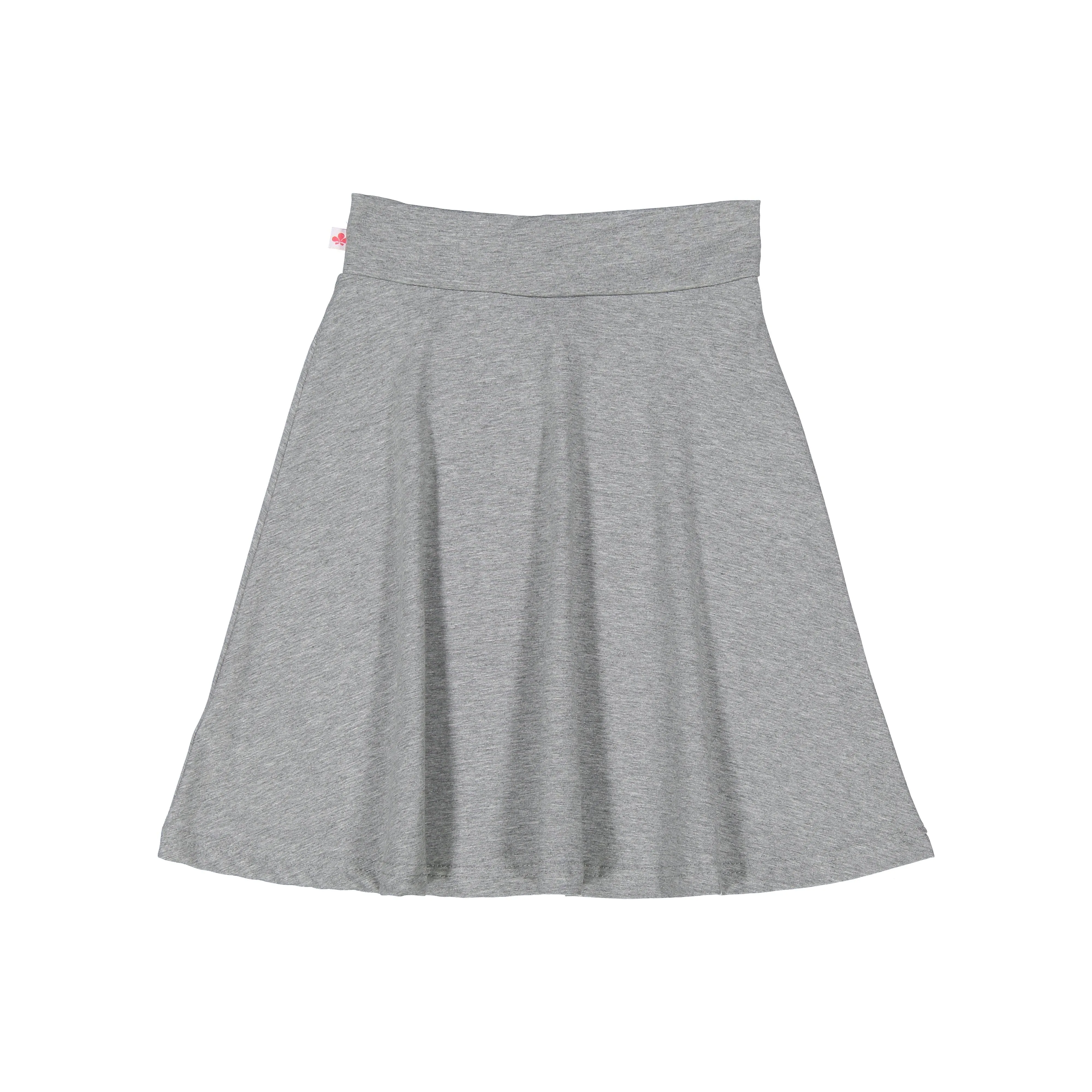 Three Bows Girls Classic Camp Skirt - Light Heather