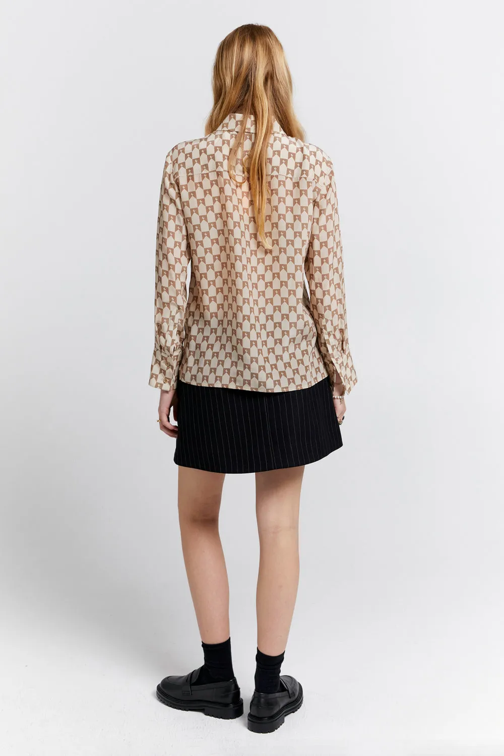 Tied Walker Dress Shirt Champagne