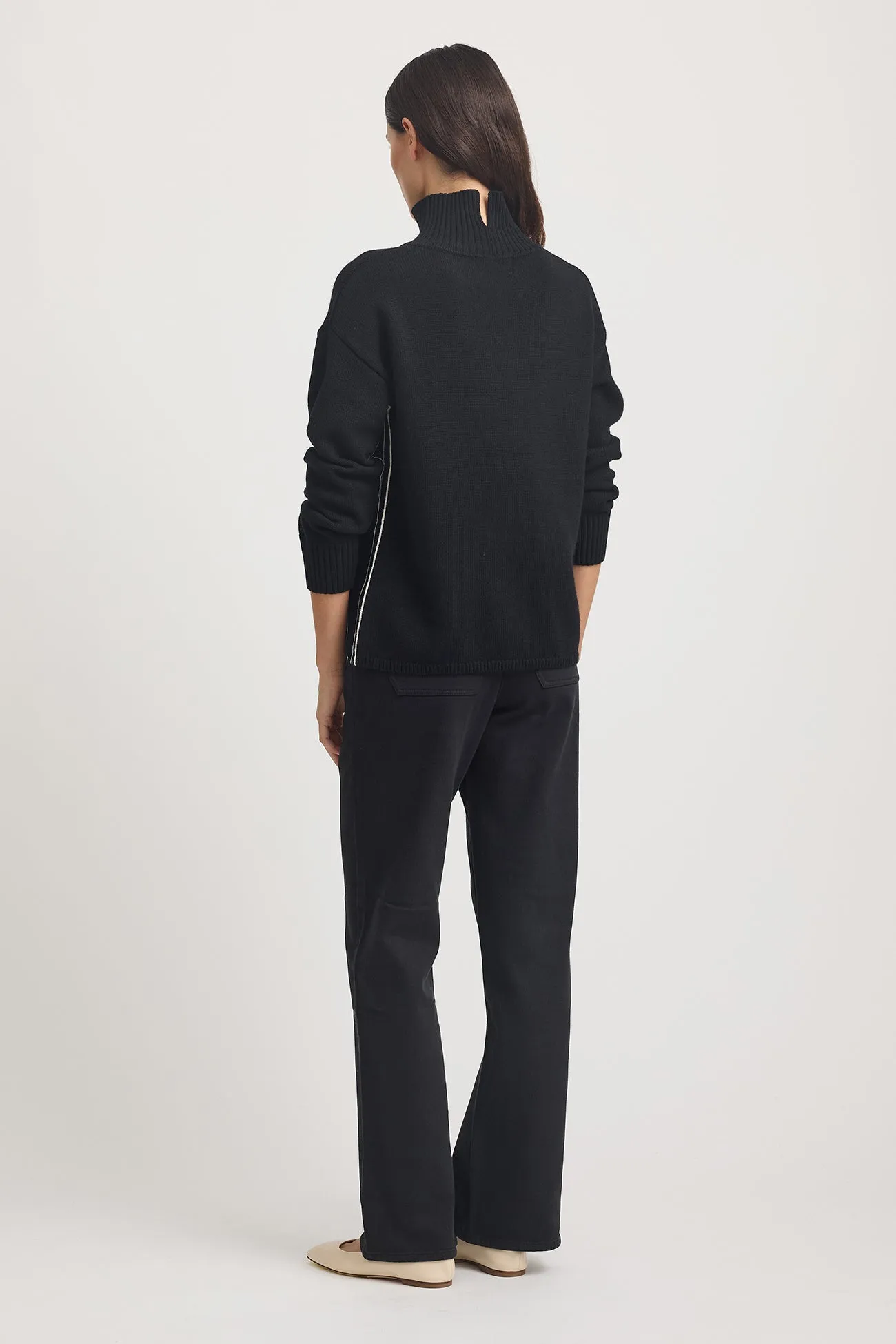 TOORALLIE Funnel Neck Jumper